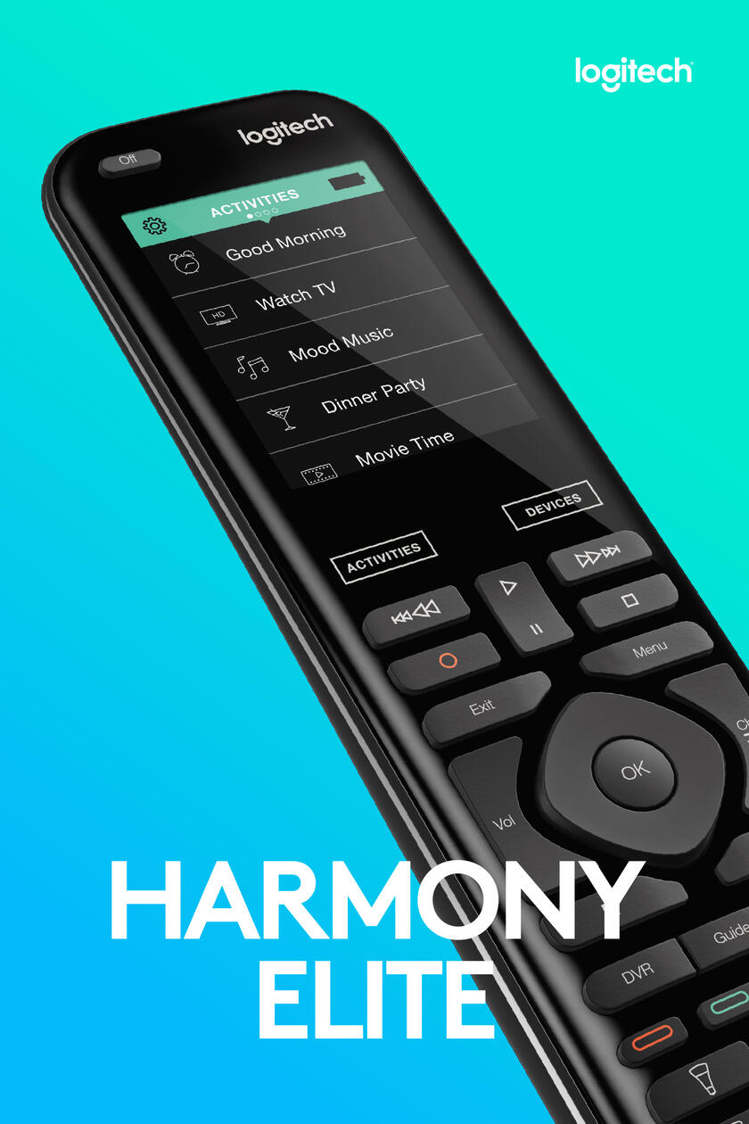 Logitech Harmony product poster Logitech Harmony product poster